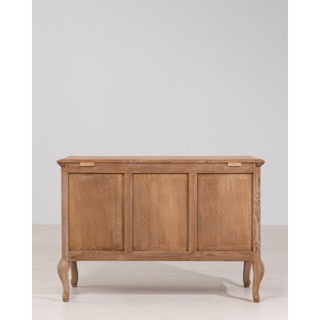 Mid 20th Century France Louis XV Antique White Wood Chests of Drawers For Sale - Image 11 of 11