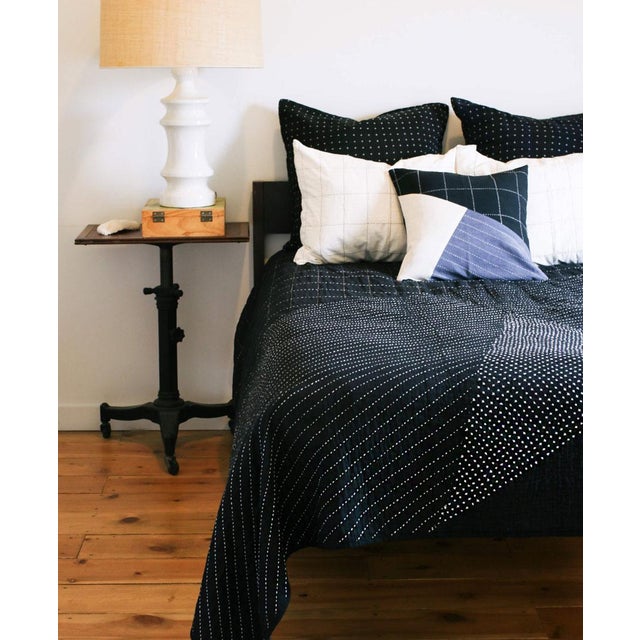 Anchal Naari Patchwork Quilt Bedding, Queen Size For Sale - Image 4 of 8