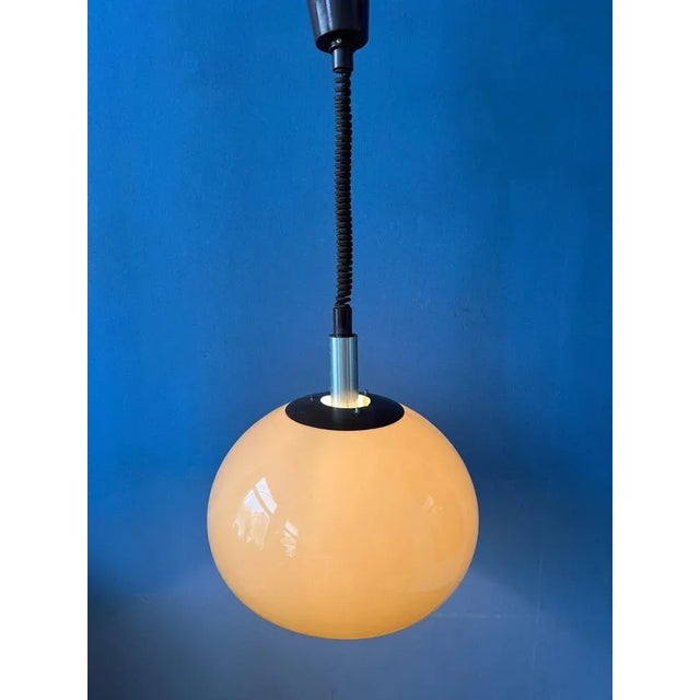 Mid-Century Mushroom Pendant Lamp from Dijkstra For Sale - Image 5 of 11