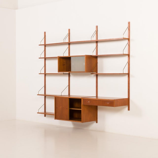 Randers Møbelfabrik Teak Shelving Unit by Preben Sorensen for PS System, Randers, 1960s For Sale - Image 4 of 18