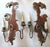 Opposing Pair of Polychrome Hand Carved Wood and Iron Monkey Wall Sconces C 1920 For Sale - Image 16 of 16