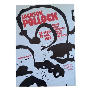 Original Exhibition Poster after Jackson Pollock, Paris, 1979 For Sale
