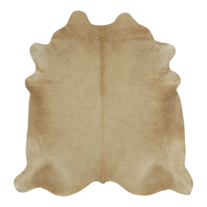 Rug & Kilim’s Contemporary Cowhide Rug in Soft Beige & Brown Tones