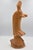 Vintage Guanyin the Bodhisattva of Compassion Hand Carved Wood Statue Figure For Sale In Palm Springs - Image 6 of 10