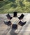 Mid-Century Modern Set of 6 Mid Century Chrome and Wood Dining Chairs For Sale - Image 3 of 18