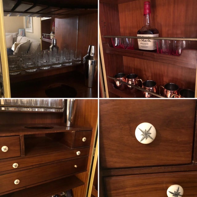 Vintage Steamer Trunk Bar Chairish