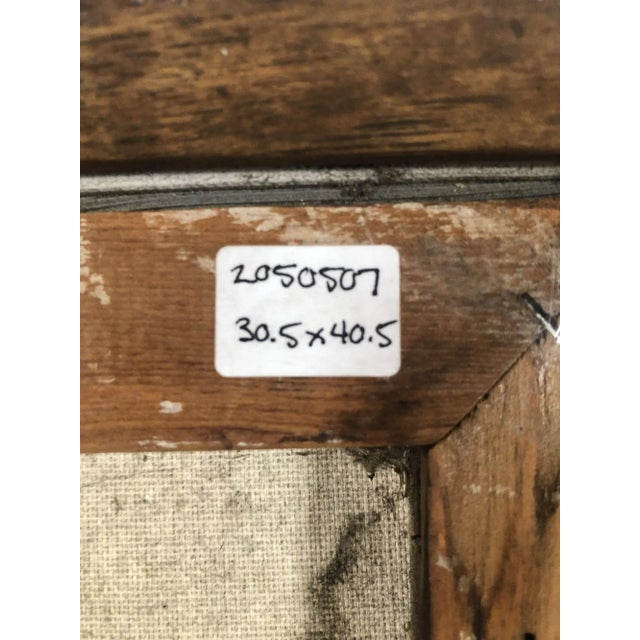 1960s Large Abstract Oil Painting on Canvas by Marcella Doane For Sale - Image 5 of 6