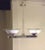 Vintage 2-Arm Ceiling Mount Light Fixture Lucite and Chrome Chandelier 70s For Sale In Greenville, SC - Image 6 of 6