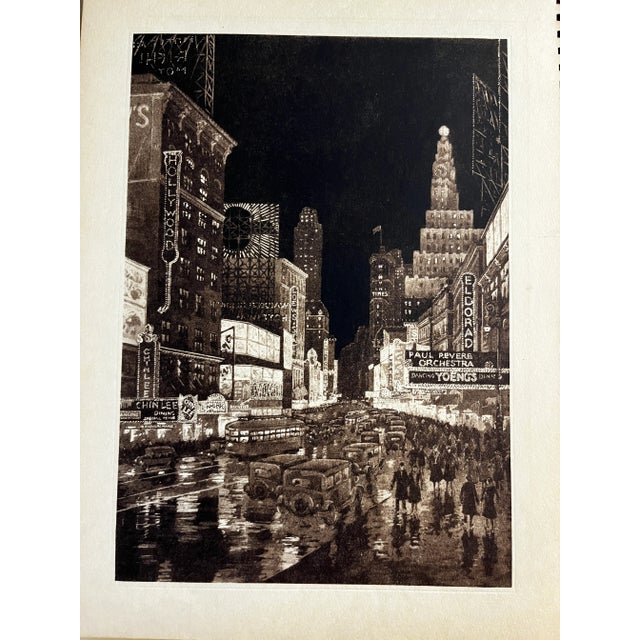 Very rare hardcover book printed in 1939, possibly for the New York World's Fair. Anton Schutz's incredible etchings of...