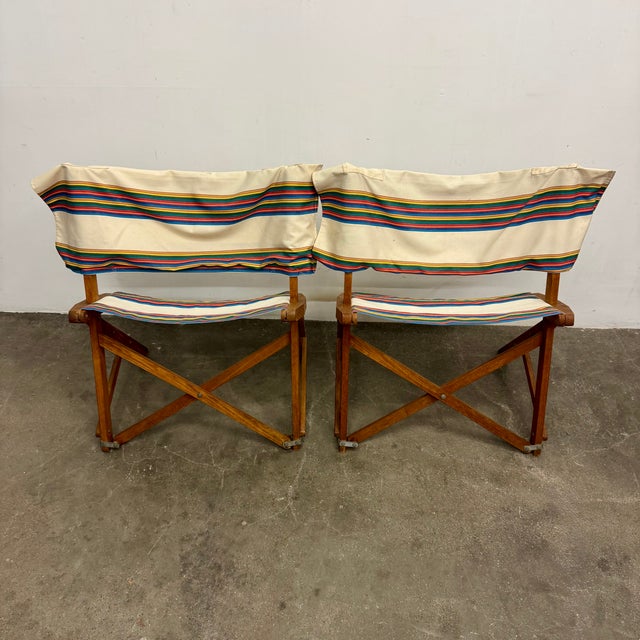 Praia Folding Chairs by Piergiacomo Castiglioni for Gavina, 1960s, Set of 2 For Sale - Image 3 of 14
