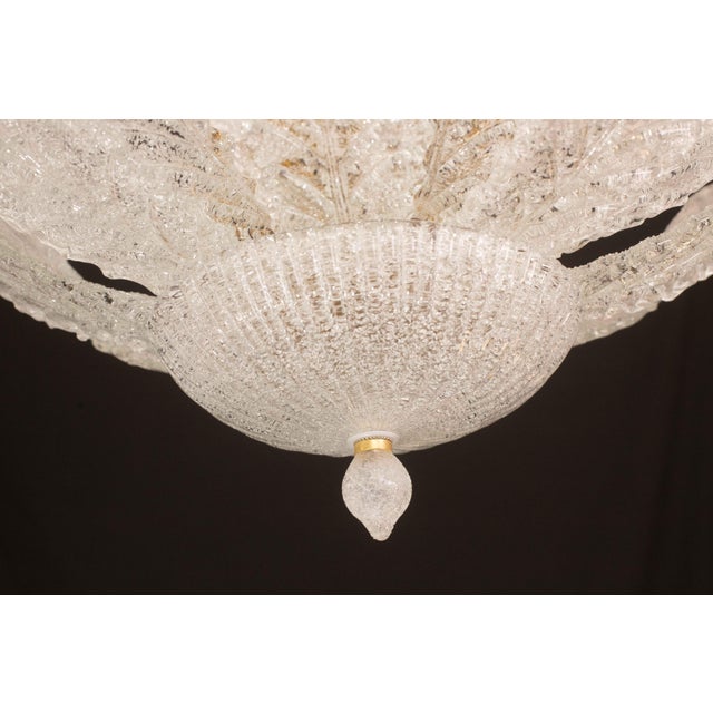 Napoli, Italian Murano Glass Ceiling Light or Flush Mount, 1970s For Sale - Image 6 of 12