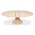 Traditional Bleached Oak Expanding Dining Table - 85 1/2" For Sale - Image 3 of 11