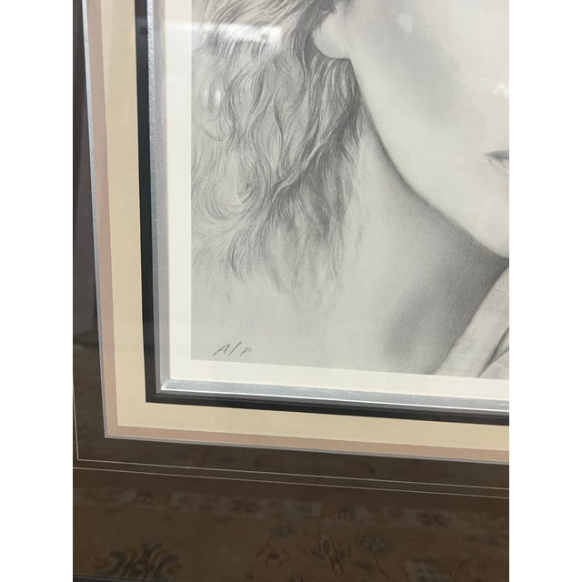 Moore Artist Proof Barbara Streisand Portrait, Signed For Sale - Image 9 of 11