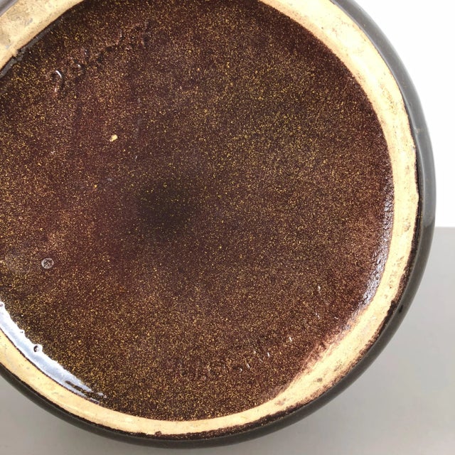 Large Fat Lava Multi-Color 284-47 Floor Vase Pottery from Scheurich, 1970s For Sale - Image 13 of 14