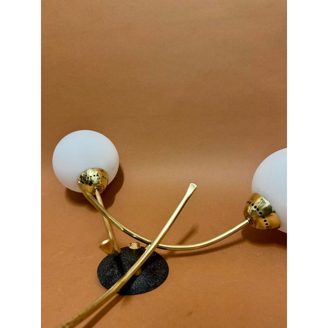 Metal Wall Sconce from Lunel, France, 1950s For Sale - Image 7 of 13