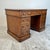 Victorian Oak Pedestal Desk by Deighton & Dunthorne For Sale - Image 5 of 11