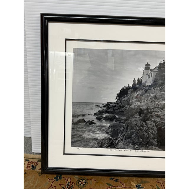 Robert Morris Bass Harbor Point in Acadia Maine Limited Edition Photograph, Certificate For Sale - Image 4 of 11