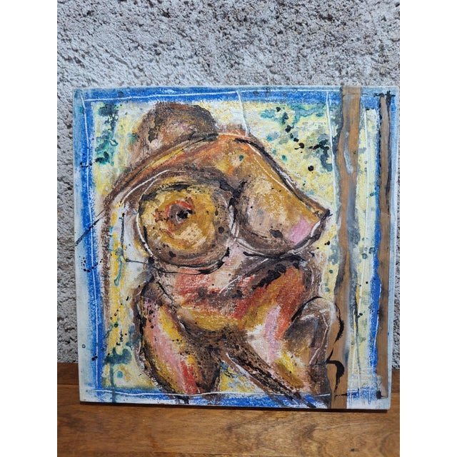 Modern Martinez Marthe, N°3/10, Nude, 2000s, Mixed Media on Canvas For Sale - Image 3 of 7