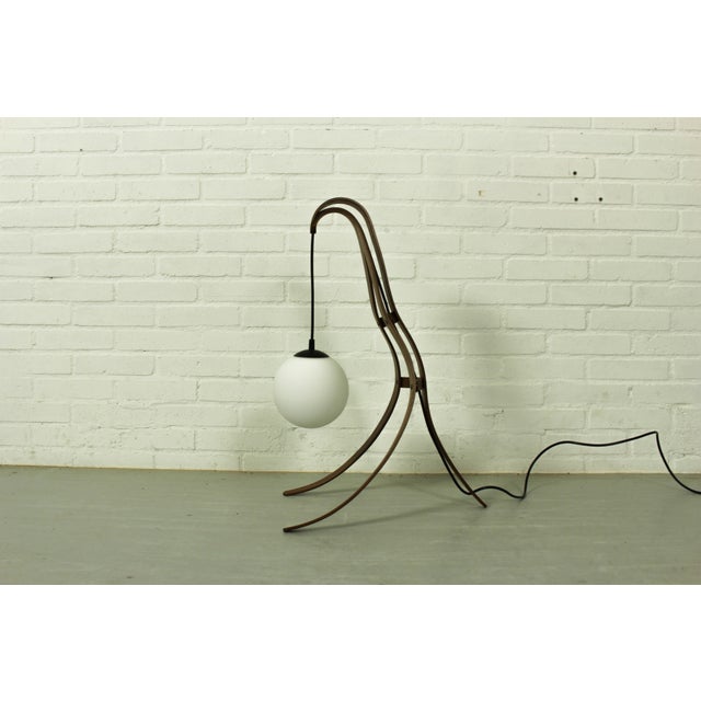 Sculptural Table Lamp with Globe, 2010s For Sale - Image 11 of 11