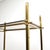 Metal Vintage French Brass Display Cabinet, 1970s For Sale - Image 7 of 11
