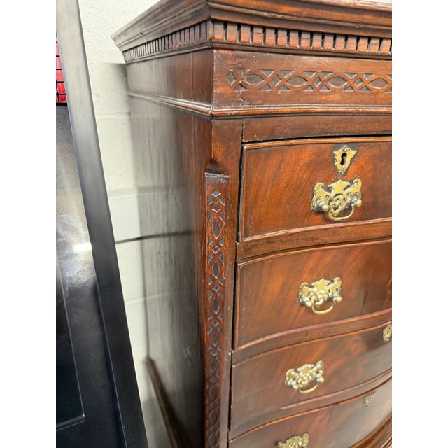 Vintage Mahogany Chest on Chest, 1920s For Sale - Image 11 of 15