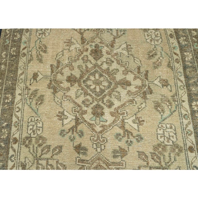 Turkish Vintage Rug 2'9" x 10' For Sale - Image 4 of 4