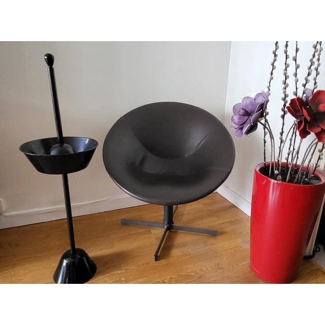 Black Servofumo Ashtray by Achille & Castiglioni for Zanotta For Sale - Image 8 of 13