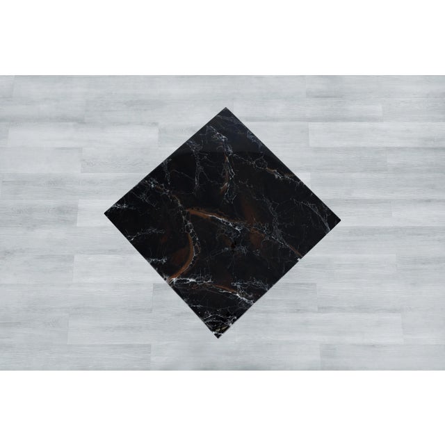 Italian Modernist Faux Marble Coffee Table by Willy Rizzo, 1970s For Sale - Image 9 of 12