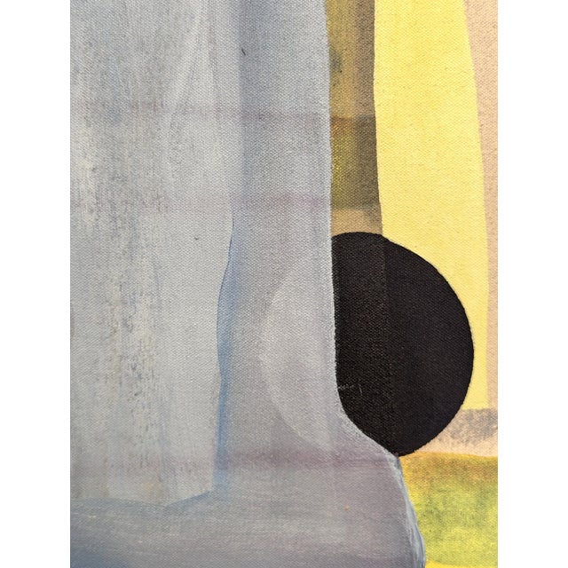 Textile Max Manning “Untitled (CVS112)” Contemporary Blue, Green & Yellow Geometric Abstract, 2018 For Sale - Image 7 of 8