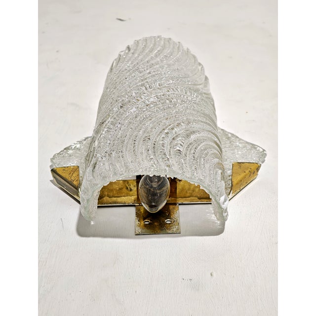 Mid-Century Modern Murano Glass Wall Lamp from Barovier & Toso, Italy, 1960s For Sale - Image 9 of 16