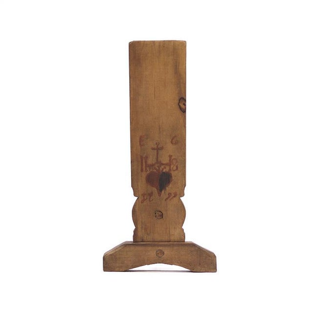 18th Century Antique Folk Art Schwingstock Ornament, 1799 For Sale - Image 5 of 8