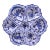 French Blue & White Faience Oyster Plate Moustiers Style, Circa 1940 For Sale
