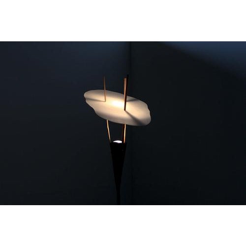 Large Dutch Handcrafted Floor Lamp, 1980s For Sale - Image 3 of 12