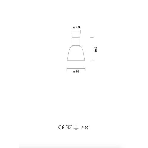 Lighto C Pe Black Matte Golden Glossy Celling Lamp by Jaime Hayon for Parachilna For Sale - Image 10 of 12