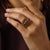 This striking vintage ring is a colorful and sculptural jewel from the 1970’s, crafted in warm 14k yellow gold with a...