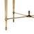 Maison Bagues Eglomized Glass Side Table, Brass, Art Deco Period For Sale - Image 9 of 9