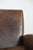 Vintage Brown Sheepskin Armchair For Sale - Image 10 of 15