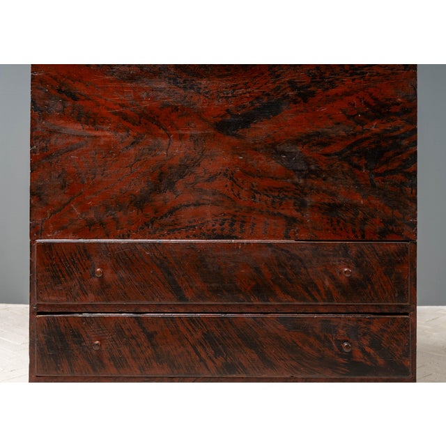 Antique New England Grain Painted Blanket Chest For Sale - Image 10 of 18