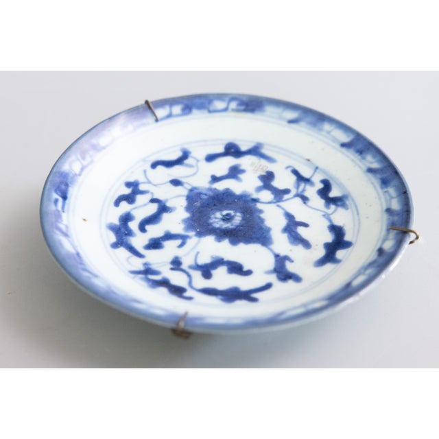 Paint Small Antique Chinese Dishes, a Pair For Sale - Image 7 of 10