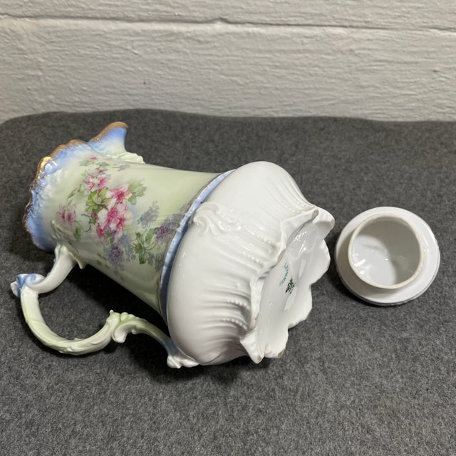 Late 19th Century Antique Carl Tielsch Porcelain Chocolate/Coffee Pot For Sale - Image 9 of 10