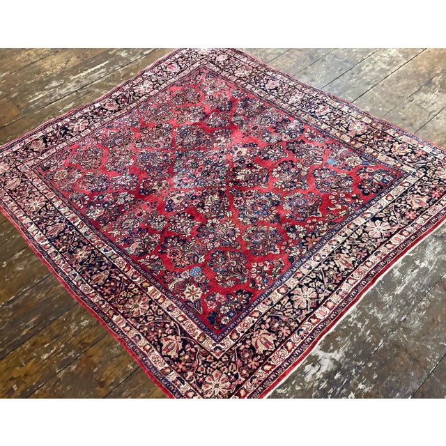 1920s Vintage Sarouk Rug, 1920s For Sale - Image 5 of 18
