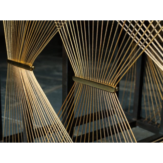 Contemporary AEGIS 001 Three Nesting Side Tables by Ziad Alonaizy, Set of 3 For Sale - Image 3 of 11