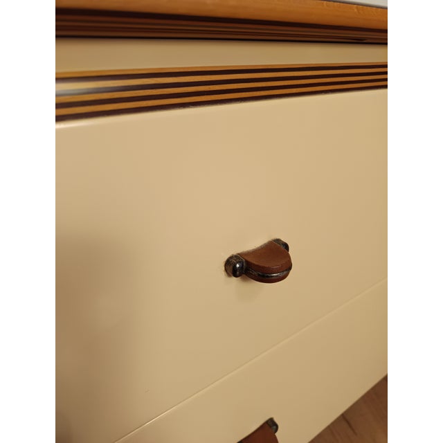 1980s Vintage Lacquered Bedside Tables, 1980s, Set of 2 For Sale - Image 5 of 10