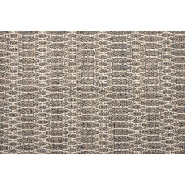 Contemporary Rug & Kilim’s Contemporary Flatweave Rug With Geometric Lattice Design For Sale - Image 3 of 8