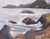 2000 - 2009 Foggy Coastal Seascape in Oil on Illustration Board For Sale - Image 5 of 9