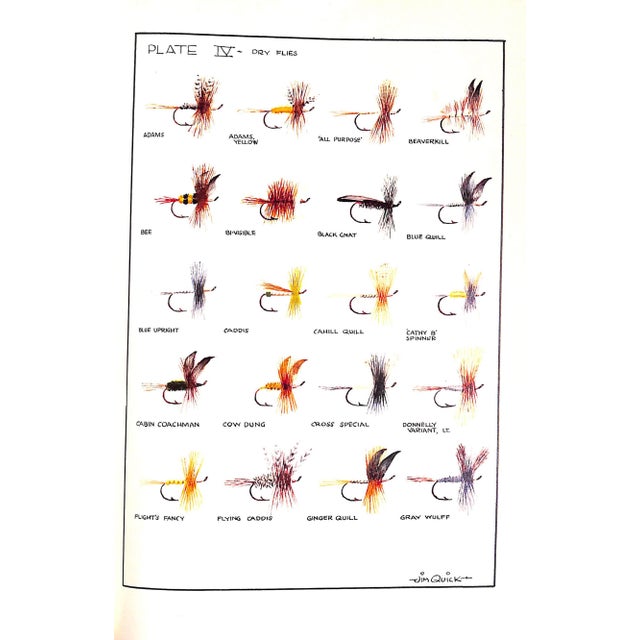 "Trout Fishing and Trout Flies" 1957 Quick, Jim For Sale - Image 9 of 12