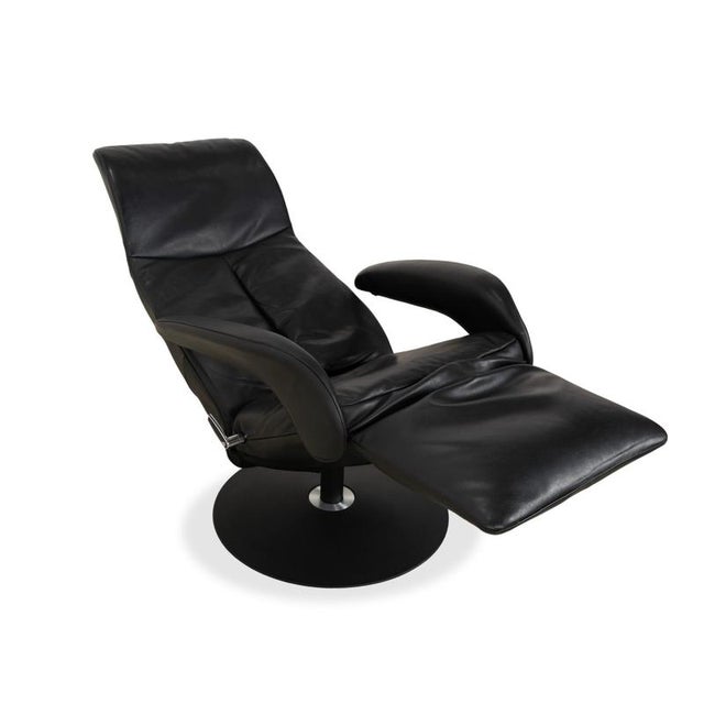 Symphony Armchair in Black Leather from Jori For Sale - Image 4 of 16