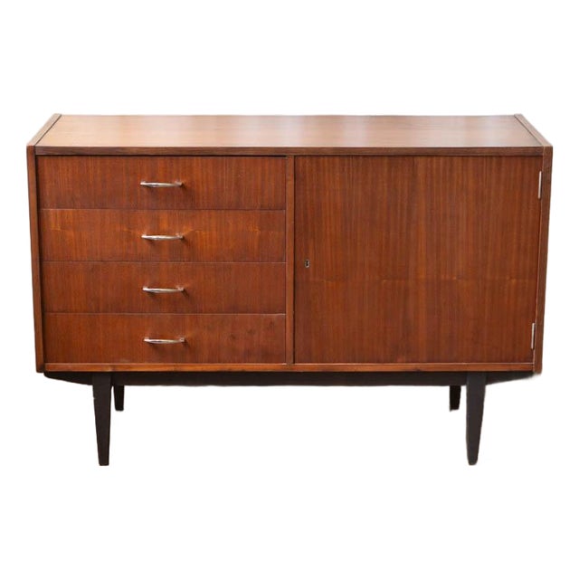 Polish Mid-Century Mahogany Credenza, 1970s For Sale