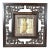 Vintage Chinese Tang Style Court Lady Shadowbox With Carved Wood Fretwork Frame For Sale
