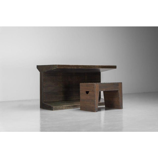 Hall Budel Writing Table Town by Jan de Jong, Netherlands, 1967 For Sale - Image 9 of 18